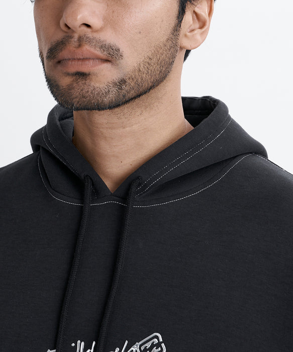 BILLABONG メンズ SCRIPT LOGO パーカー 【2026年秋冬モデル】 BLK / XL