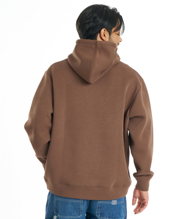 BILLABONG メンズ SCRIPT LOGO パーカー 【2026年秋冬モデル】 BRN / XL