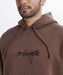 BILLABONG メンズ SCRIPT LOGO パーカー 【2026年秋冬モデル】 BRN / XL