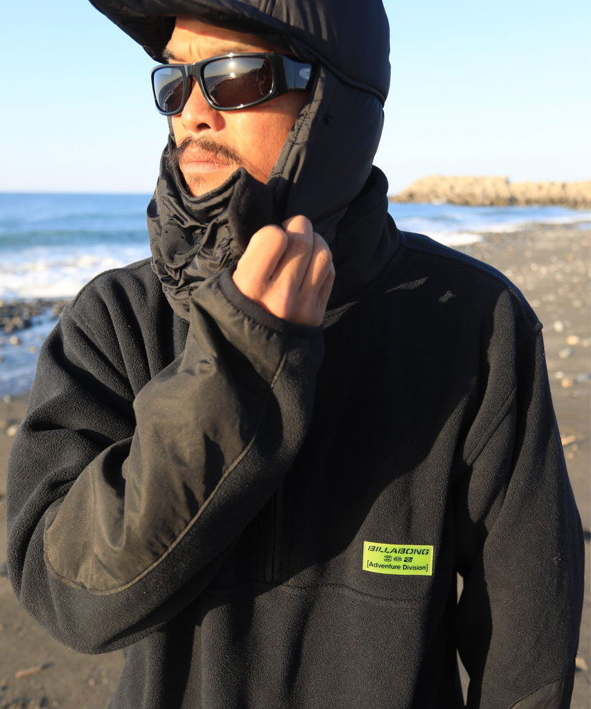 BILLABONG メンズ ADIV BOUNDARY MOCK スウェットジャケット【WHITE