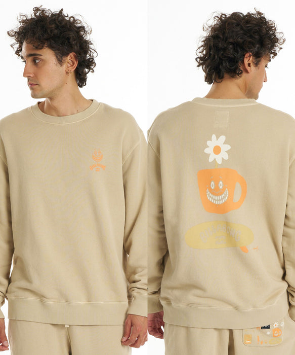 BILLABONG メンズ GALLERY CREW トレーナー 【BILLABONG GALLERY -YOSHI47-】【2026年秋冬モデル】