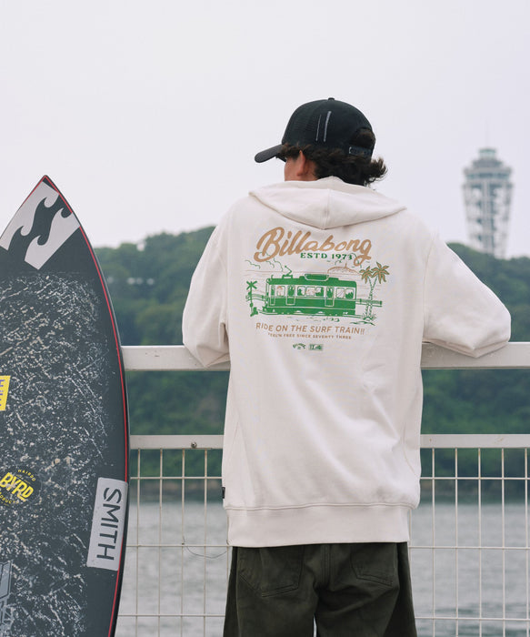 BILLABONG メンズ SURF TRAIN PARKA パーカー【OVER FIT】【江ノ電×BILLABONG】【2026年秋冬モデル】