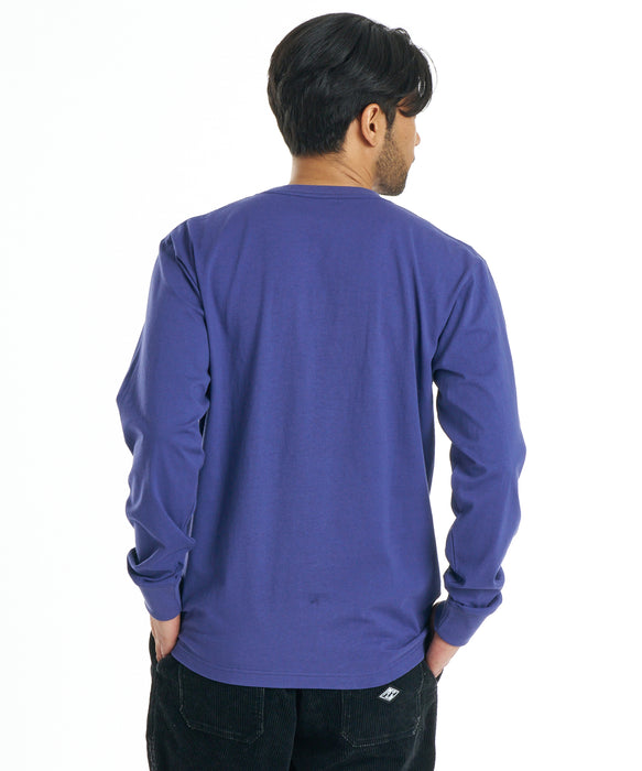 BILLABONG メンズ SLICE LOGO ロンT 【2026年秋冬モデル】 PUR / XL