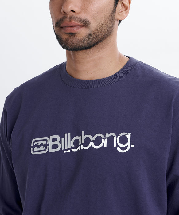 BILLABONG メンズ SLICE LOGO ロンT 【2026年秋冬モデル】 PUR / XL