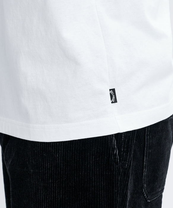 BILLABONG メンズ SLICE LOGO ロンT 【2026年秋冬モデル】 WHT / XL