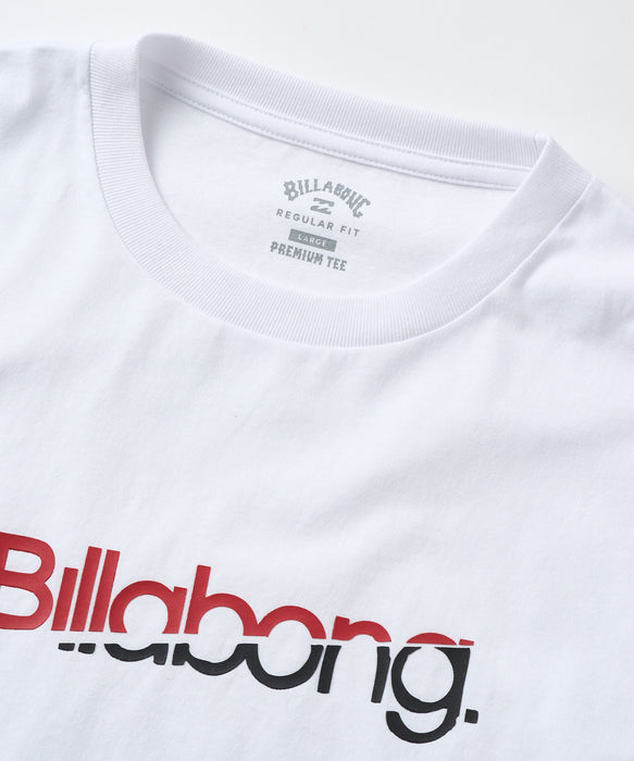 BILLABONG メンズ SLICE LOGO ロンT 【2026年秋冬モデル】 WHT / XL