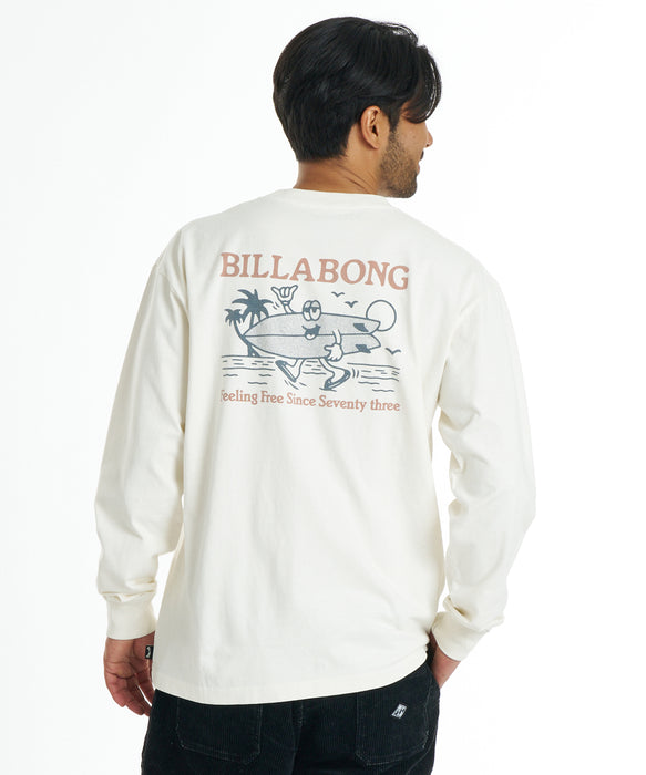 BILLABONG メンズ TWINNY ロンT 【2026年秋冬モデル】 CRM / XL