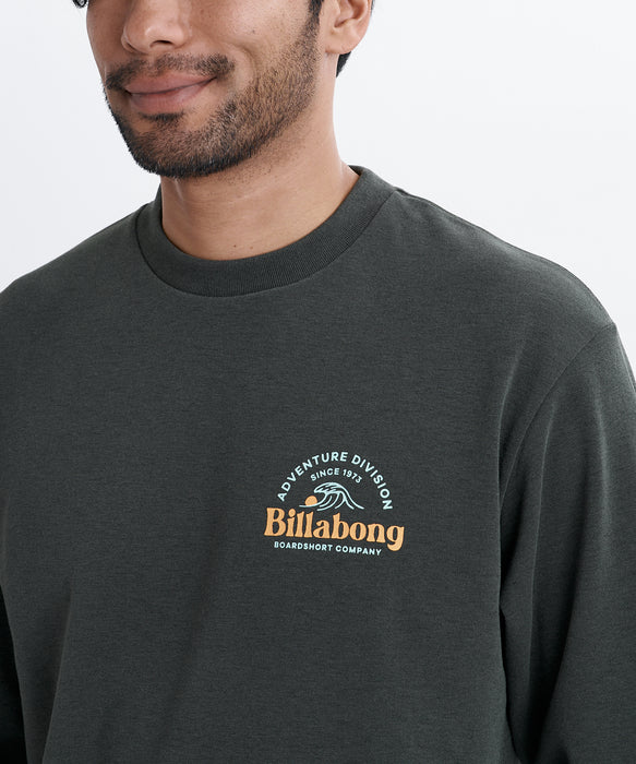 BILLABONG メンズ SUN SET WAVE ロンT 【2026年秋冬モデル】 WAA / XL