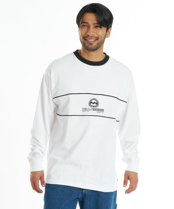 BILLABONG メンズ BIO WAVE ロンT 【2026年秋冬モデル】 WHT / XL