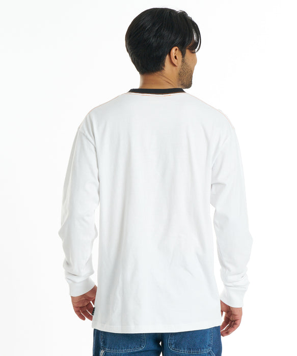 BILLABONG メンズ BIO WAVE ロンT 【2026年秋冬モデル】 WHT / XL