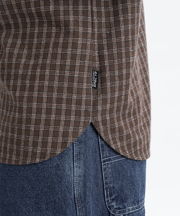 BILLABONG メンズ Y2K SHIRTS 長袖シャツ 【2026年秋冬モデル】 BRN / L
