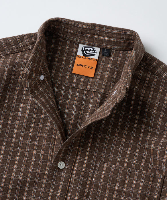 BILLABONG メンズ Y2K SHIRTS 長袖シャツ 【2026年秋冬モデル】 BRN / L