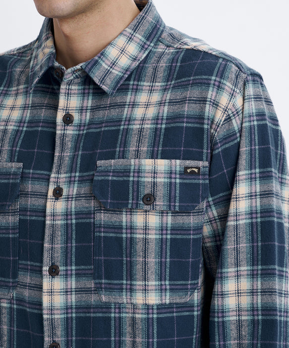 BILLABONG メンズ OFFSHORE FLANNEL 長袖シャツ 【2026年秋冬モデル】 BRQ0 / XL
