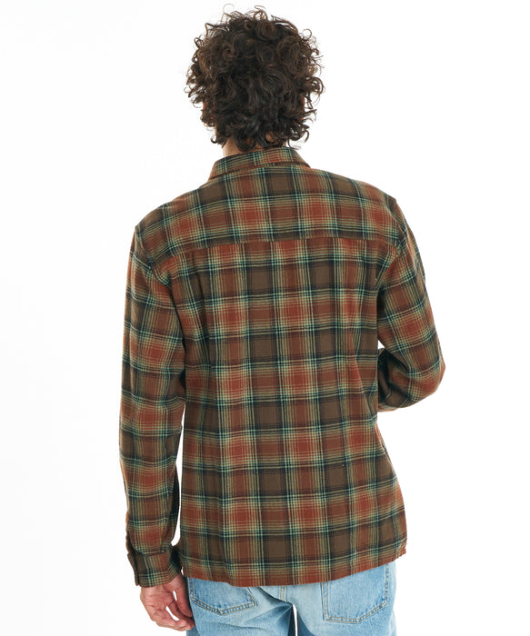 BILLABONG メンズ OFFSHORE FLANNEL 長袖シャツ 【2026年秋冬モデル】 CSR0 / XL