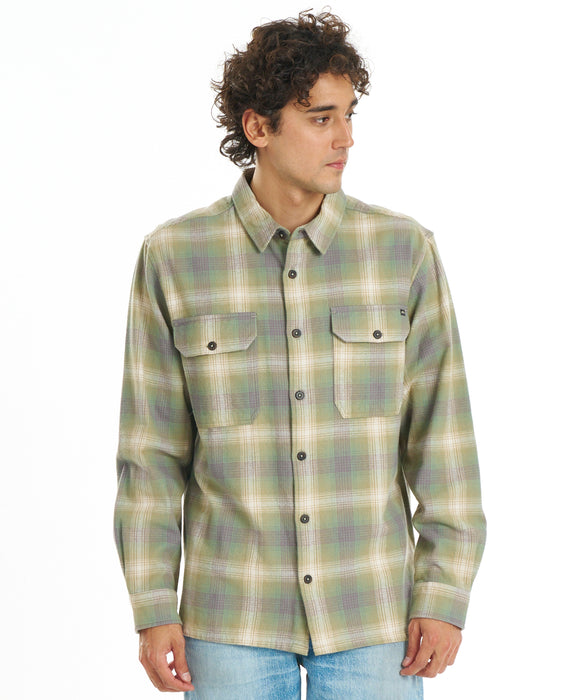 BILLABONG メンズ OFFSHORE FLANNEL 長袖シャツ 【2026年秋冬モデル】 GLA0 / XL
