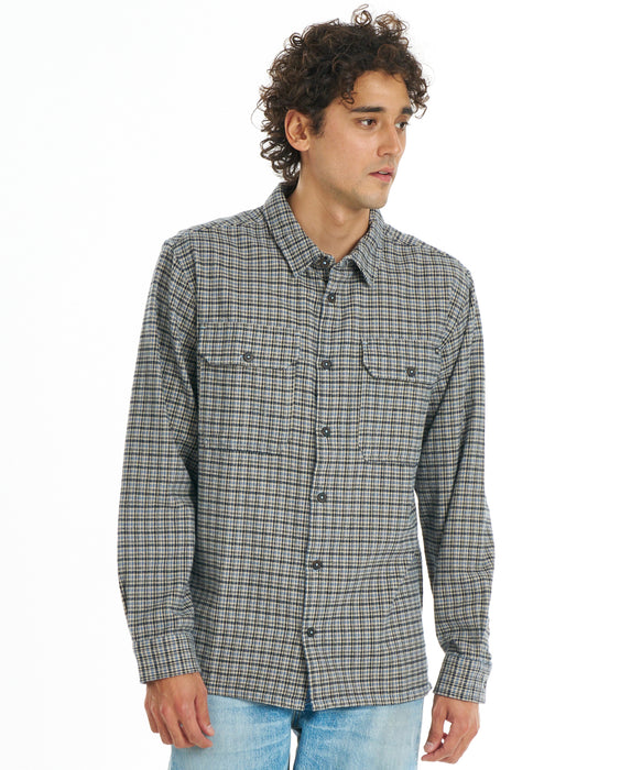 BILLABONG メンズ OFFSHORE FLANNEL 長袖シャツ 【2026年秋冬モデル】 TGW0 / XL