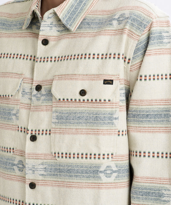 BILLABONG メンズ OFFSHORE JACQUARD FLANNEL 長袖シャツ 【2026年秋冬モデル】 SKI1 / XL