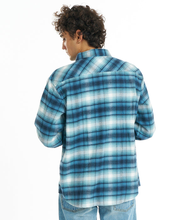 BILLABONG メンズ COASTLINE FLANNEL 長袖シャツ 【2026年秋冬モデル】 CHN / XL