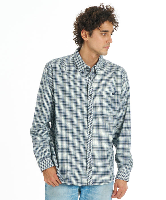 BILLABONG メンズ COASTLINE FLANNEL 長袖シャツ 【2026年秋冬モデル】 OFW / XL