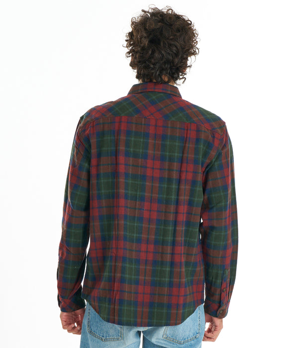 BILLABONG メンズ COASTLINE FLANNEL 長袖シャツ 【2026年秋冬モデル】 TTS / XL
