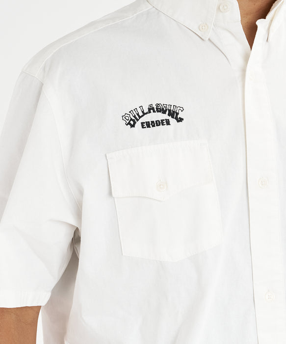 BILLABONG メンズ ENODEN BD SHIRTS 半袖シャツ 【江ノ電×BILLABONG】【2026年秋冬モデル】
