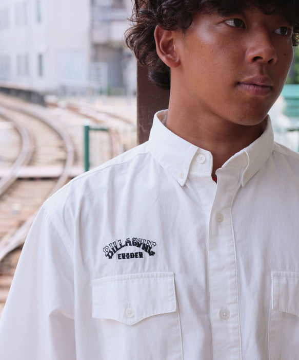 BILLABONG メンズ ENODEN BD SHIRTS 半袖シャツ 【江ノ電×BILLABONG】【2026年秋冬モデル】