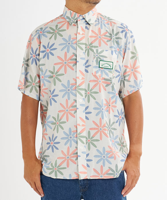 BILLABONG メンズ ENODEN SHIRTS 半袖シャツ 【江ノ電×BILLABONG】【2026年秋冬モデル】