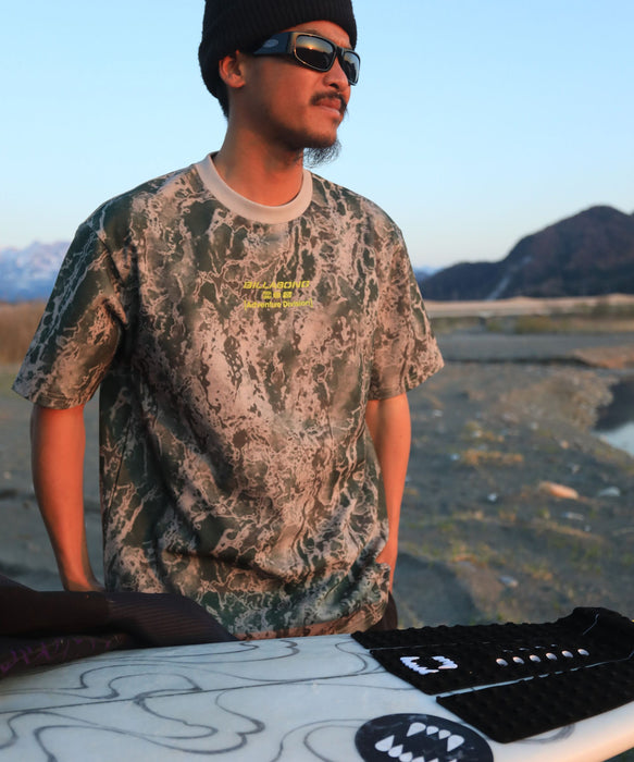 BILLABONG メンズ ADIV TEE Tシャツ【OVER FIT】【WHITE WASH COLLECTION】【2026年秋冬モデル】