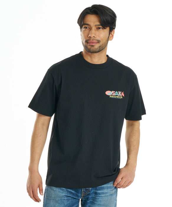 BILLABONG メンズ DESTINATION OSAKA Tシャツ 【2026年秋冬モデル】 BLK / XL