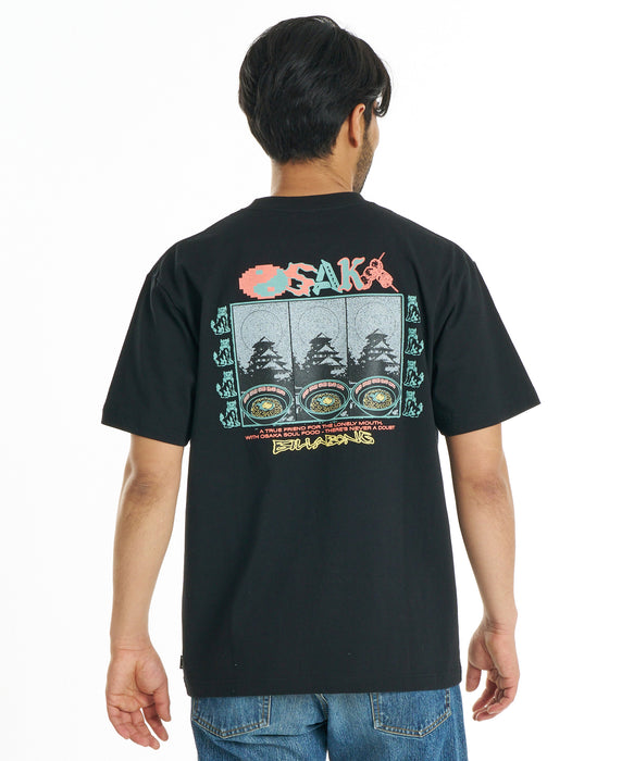 BILLABONG メンズ DESTINATION OSAKA Tシャツ 【2026年秋冬モデル】 BLK / XL