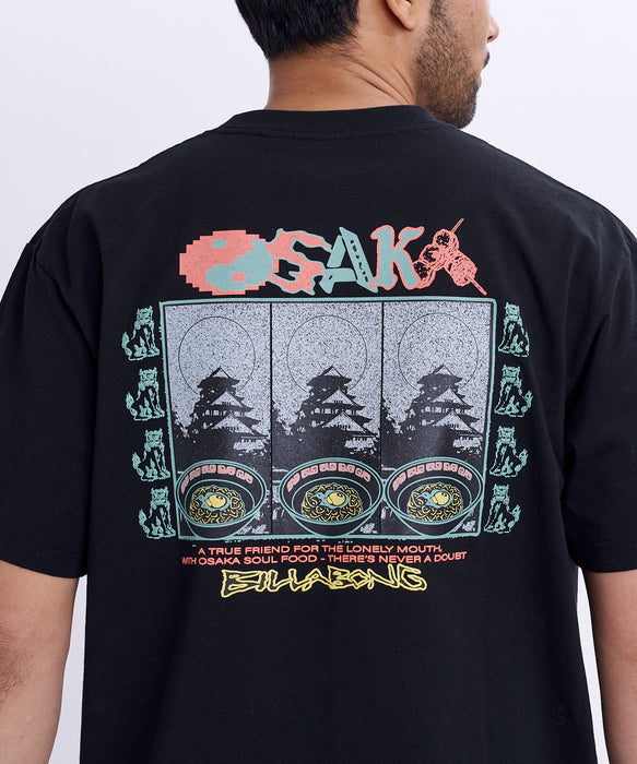 BILLABONG メンズ DESTINATION OSAKA Tシャツ 【2026年秋冬モデル】 BLK / XL