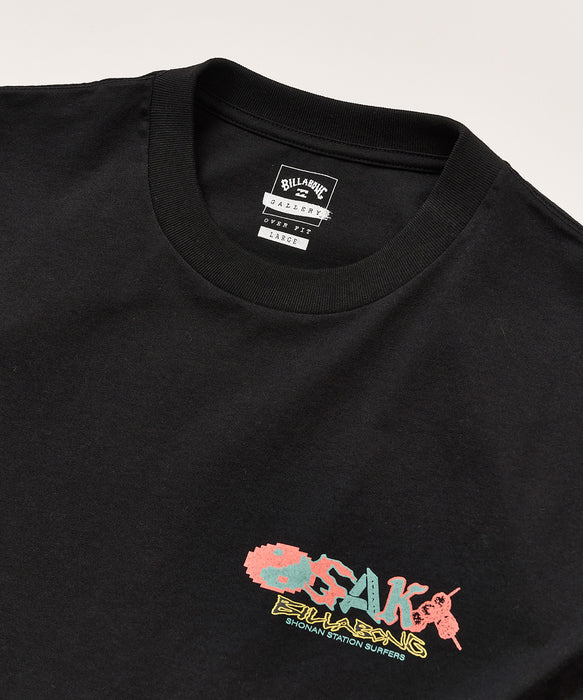 BILLABONG メンズ DESTINATION OSAKA Tシャツ 【2026年秋冬モデル】 BLK / XL