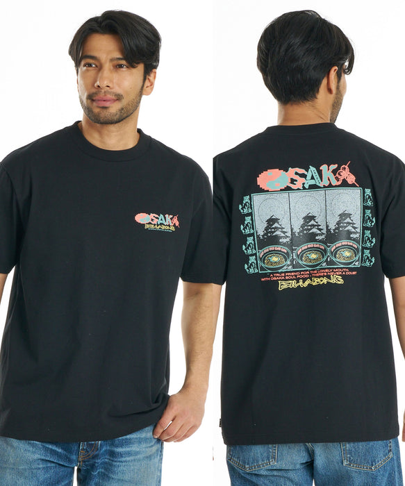 BILLABONG メンズ DESTINATION OSAKA Tシャツ 【SHONAN STATION SURFERS】【OVER FIT】【USAコットン】【2026年秋冬モデル】