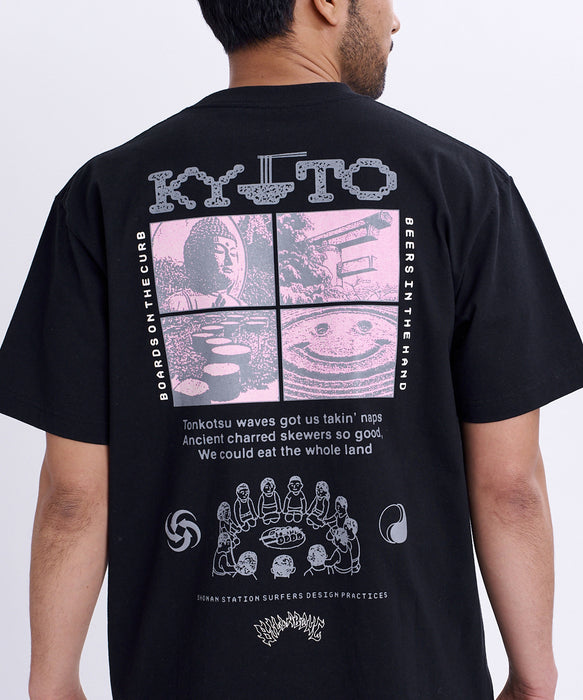 BILLABONG メンズ DESTINATION KYOTO Tシャツ 【2026年秋冬モデル】 BLK / XL