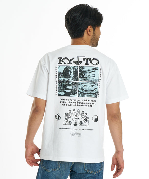 BILLABONG メンズ DESTINATION KYOTO Tシャツ 【2026年秋冬モデル】 WHT / XL