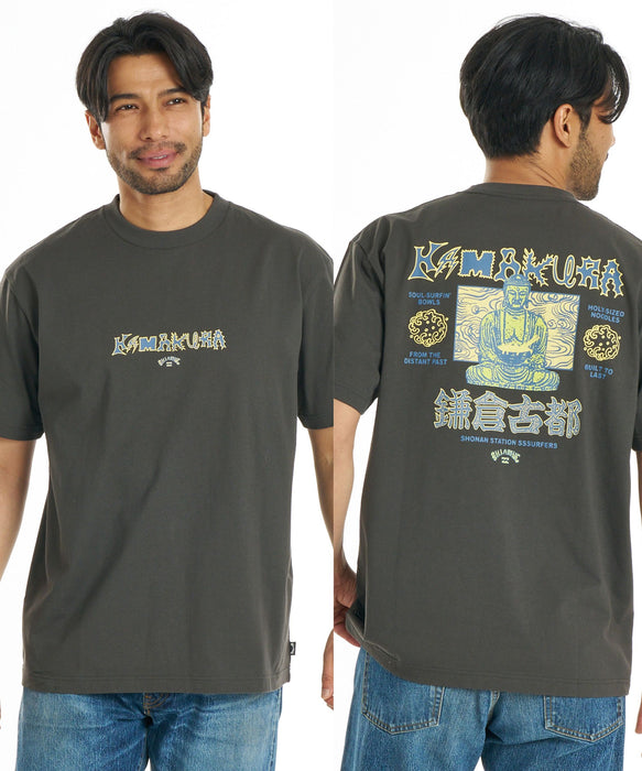 BILLABONG メンズ DESTINATION KAMAKURA Tシャツ 【SHONAN STATION SURFERS】【OVER FIT】【USAコットン】【2026年秋冬モデル】