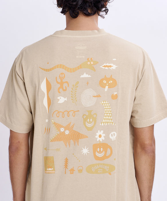 BILLABONG メンズ GALLERY TEE Tシャツ 【2026年秋冬モデル】 COF / XL