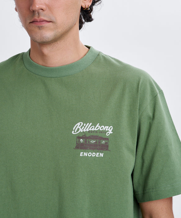 BILLABONG メンズ SURF TRAIN Tシャツ 【2026年秋冬モデル】 VIG / XL