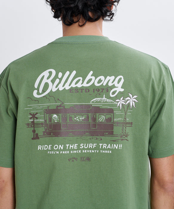 BILLABONG メンズ SURF TRAIN Tシャツ 【2026年秋冬モデル】 VIG / XL