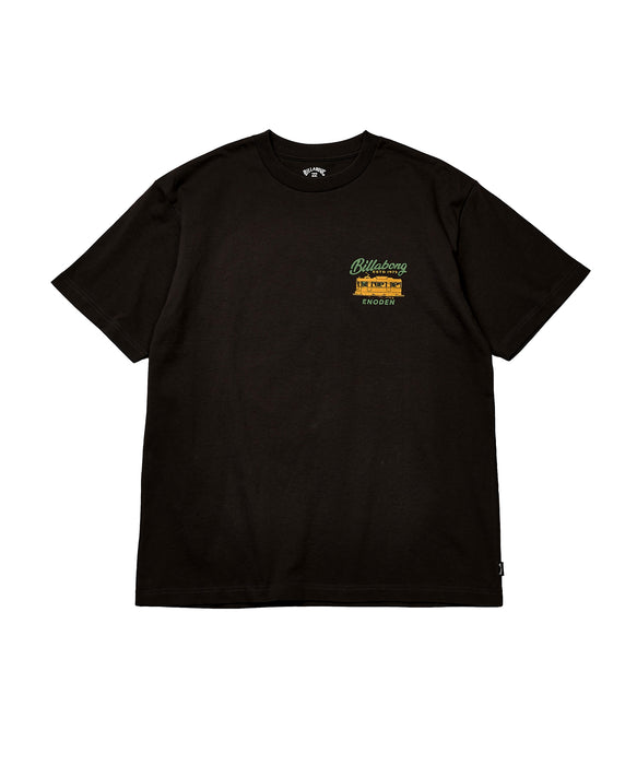 BILLABONG メンズ SURF TRAIN Tシャツ【OVER FIT】【江ノ電×BILLABONG】【2026年秋冬モデル】
