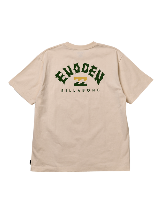 BILLABONG メンズ ENODEN ARCH Tシャツ【OVER FIT】【江ノ電×BILLABONG】【2026年秋冬モデル】