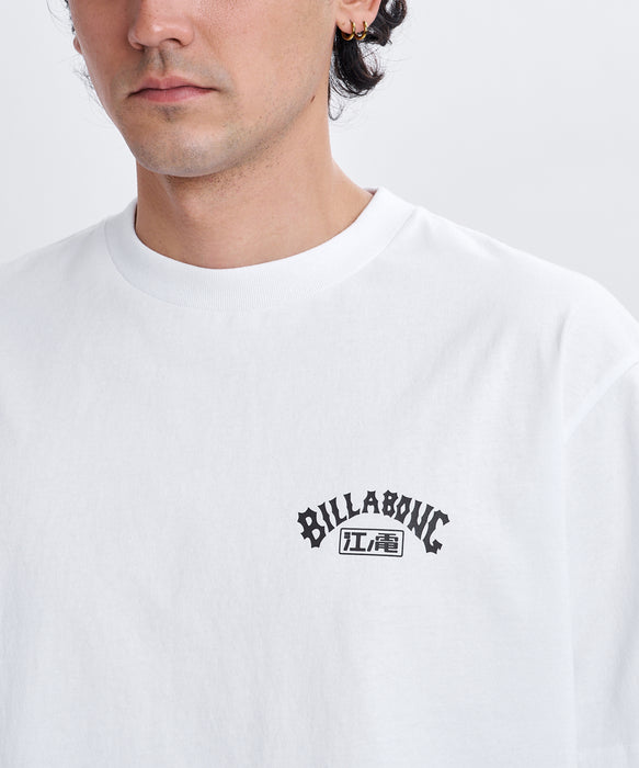 BILLABONG メンズ ENODEN ARCH Tシャツ 【2026年秋冬モデル】 WHT / XL