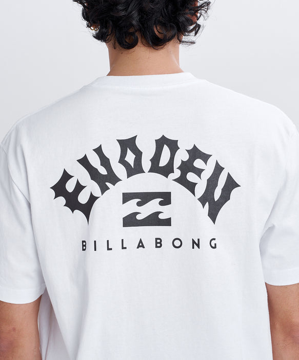 BILLABONG メンズ ENODEN ARCH Tシャツ 【2026年秋冬モデル】 WHT / XL