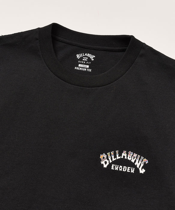 BILLABONG メンズ RE-ISSUE ARCH Tシャツ 【2026年秋冬モデル】 BLK / XL