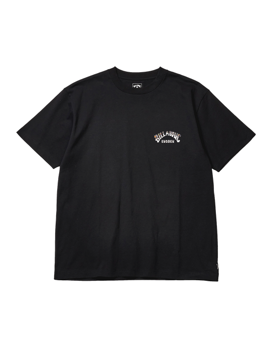BILLABONG メンズ RE-ISSUE ARCH Tシャツ【OVER FIT】【江ノ電×BILLABONG】【2026年秋冬モデル】