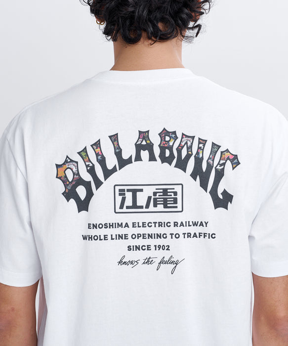 BILLABONG メンズ RE-ISSUE ARCH Tシャツ 【2026年秋冬モデル】 WHT / XL