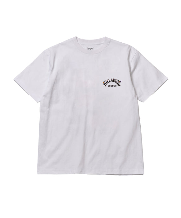 BILLABONG メンズ RE-ISSUE ARCH Tシャツ【OVER FIT】【江ノ電×BILLABONG】【2026年秋冬モデル】