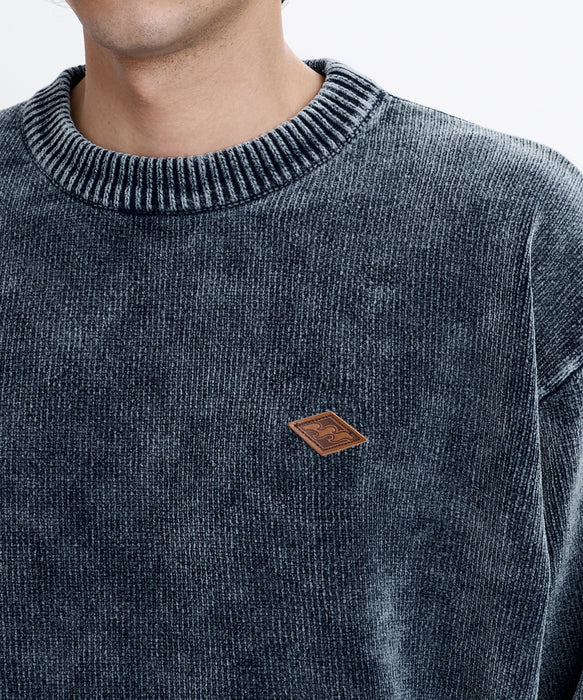 BILLABONG メンズ WAVE WASHED CREW セーター 【2026年秋冬モデル】 DNM / L
