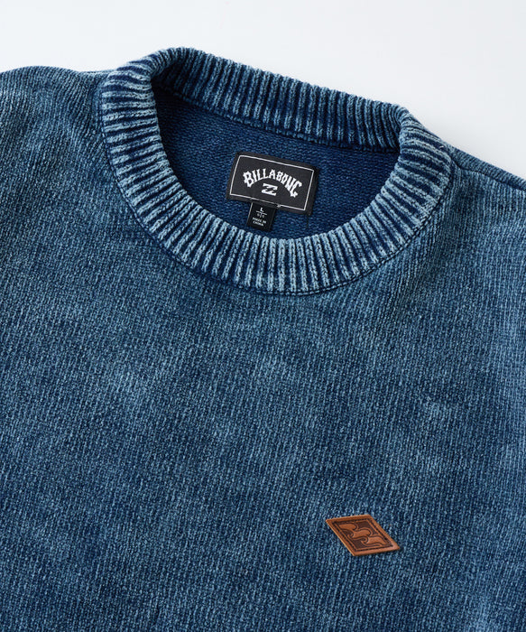 BILLABONG メンズ WAVE WASHED CREW セーター 【2026年秋冬モデル】 DNM / L