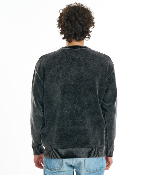 BILLABONG メンズ WAVE WASHED CREW セーター 【2026年秋冬モデル】 WAA / L